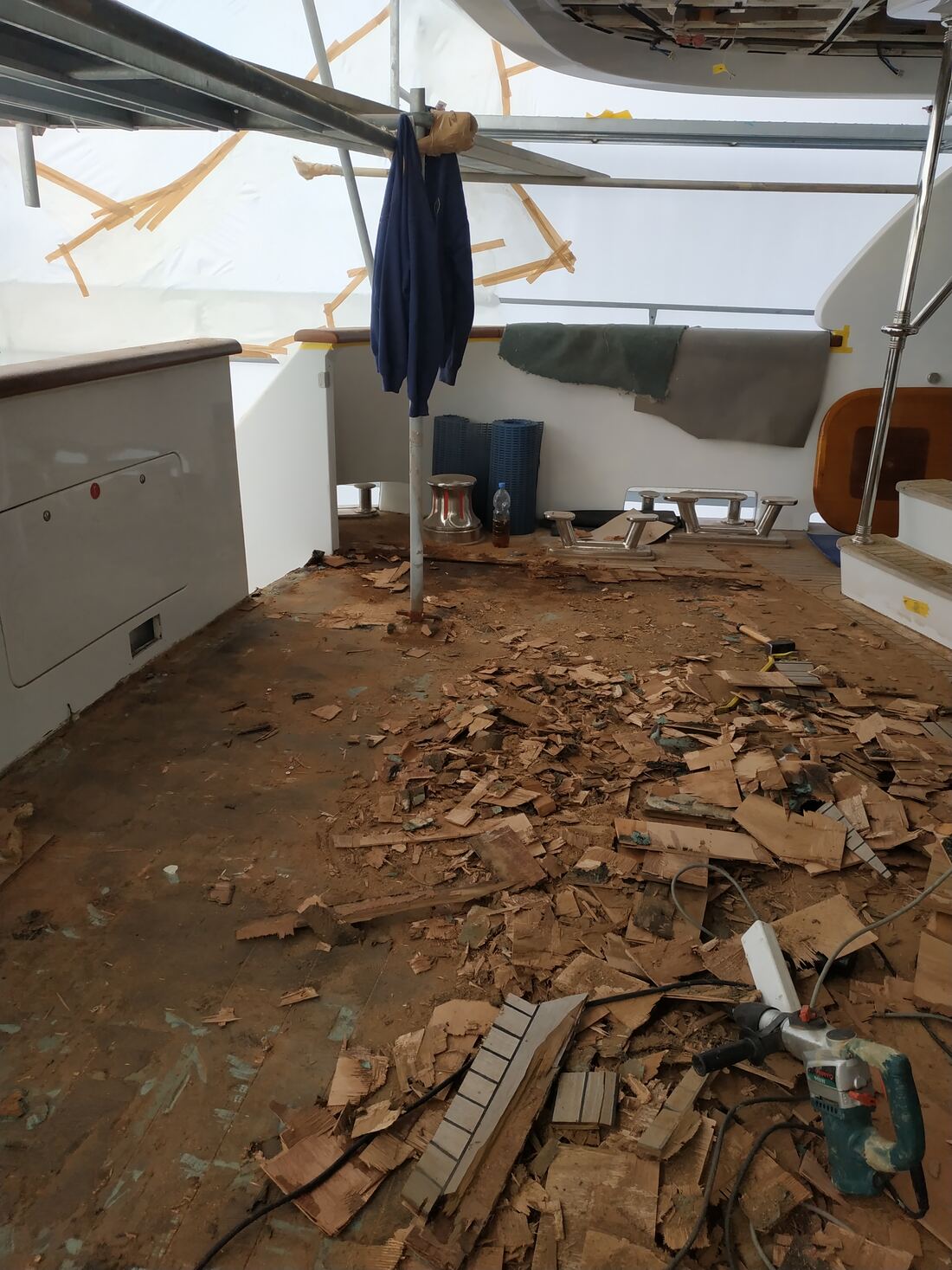 Old deck removal